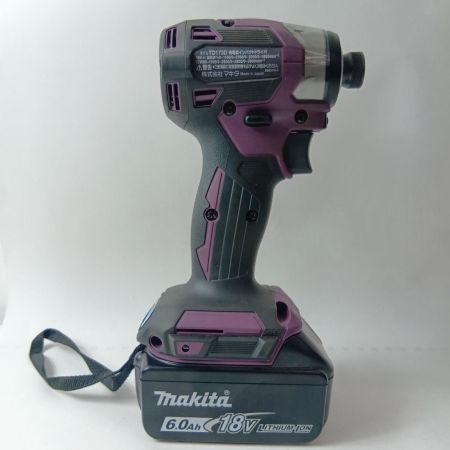 MAKITA マキタ 工具 締め付け工具 インパクトドライバ TD173 パープル  18V 充電器・バッテリー1個付