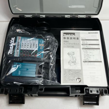 MAKITA マキタ インパクトドライバ 18v TD173D ブラック