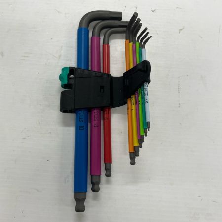Wera ステンレス マルチカラーヘックスキーセット 022669