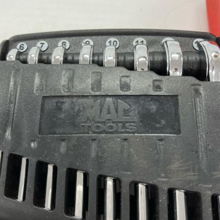 MAC TOOLS マック コンビネーションレンチ 型番不明 ケース付 6 7 8 9 10 11 12 13 14 15 16 17 18 19