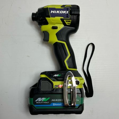 HiKOKI ハイコーキ インパクトドライバ  充電器・充電池2個・ケース付 36v JO504203 WH 36DD イエロー