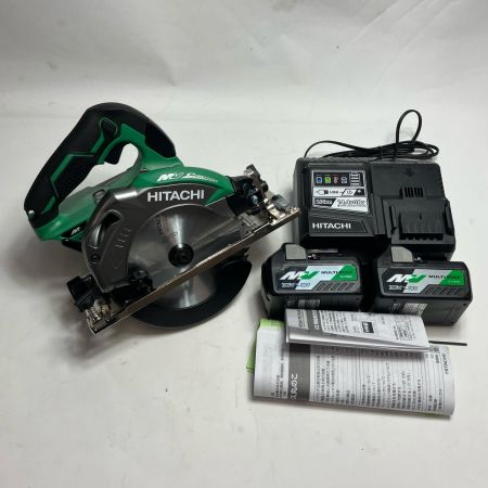 HiKOKI ハイコーキ 切断工具 165mm 18v 丸のこ 充電器・充電池2個・ケース付 C3606DA グリーン