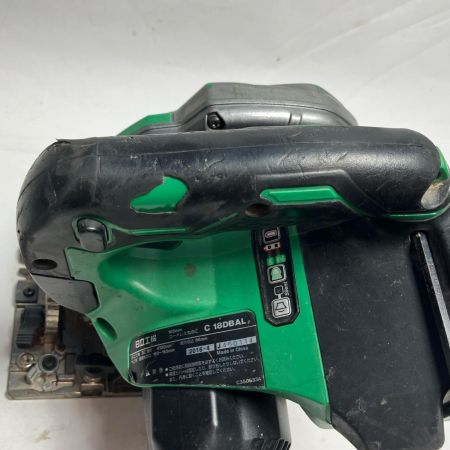 HITACHI 日立 切断工具 本体のみ 165mm 18v 丸のこ  C18DBAL グリーン
