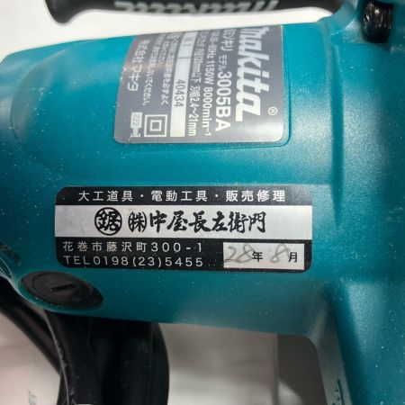 MAKITA マキタ 切削工具 コード式 120mm 100v ミゾキリ  3005BA ブルー