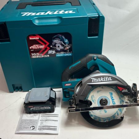 MAKITA マキタ 切断工具 コードレス式 40v 丸のこ 充電池1個・ケース付  HS001GRDX ブルー