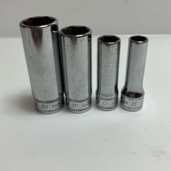Snap-on スナップオン 3/8dr 6角ディープソケット４セット  SFSM18.16.11.9 Bランク