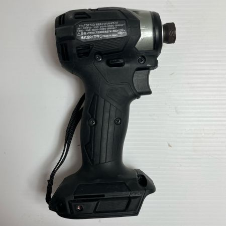 MAKITA マキタ インパクトドライバ  本体のみ コードレス式 18v  TD173D ブラック