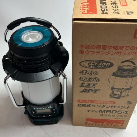 MAKITA マキタ 充電式ランタン付ラジオ 　未使用品(S) 本体のみ コードレス式 18v 00028466 MR054 ブルー