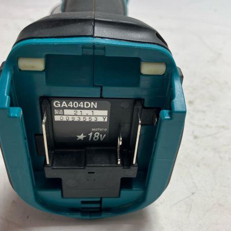 MAKITA マキタ  グラインダー  本体のみ コードレス式 100mm 18v 0093553Y GA404DN ブルー