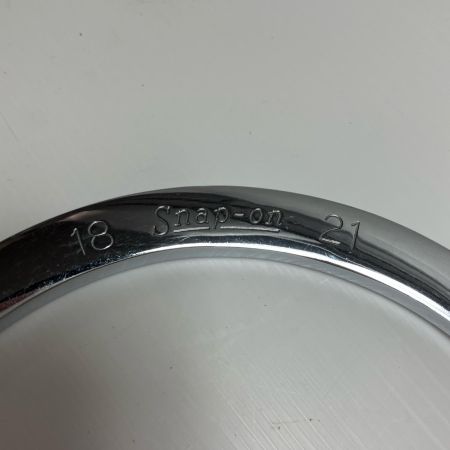 Snap-on スナップオン ハンドツール ハーフムーンレンチ 18×21mm 12角 旧ロゴ CXM1821
