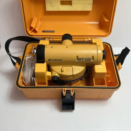 TOPCON レーザー機器 オートレベル ケース付 AT-G5 イエロー