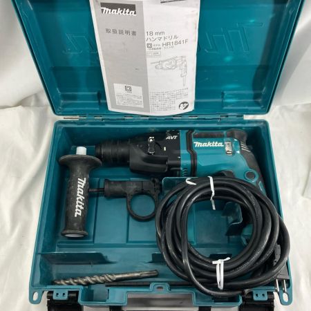 MAKITA マキタ 工具 ハンマドリル MAKITA HR1841F ブルー  18mm 100v　ケース付 HR1841F ブルー