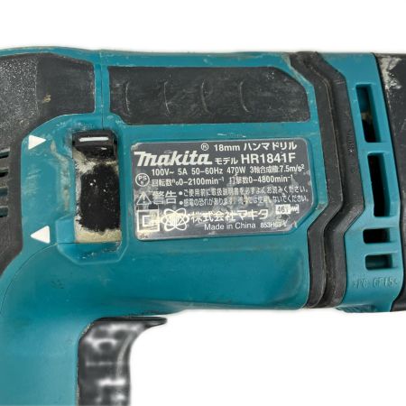 MAKITA マキタ 工具 ハンマドリル MAKITA HR1841F ブルー  18mm 100v　ケース付 HR1841F ブルー