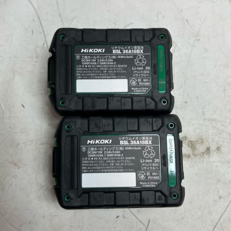 HiKOKI ハイコーキ 工具 締め付け工具 インパクトドライバ  WH36DD ブラック