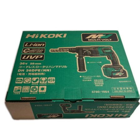 HiKOKI ハイコーキ 工具 締め付け工具 ハンマドリル28mm 36v C030031 DH36DPE(NN) グリーン