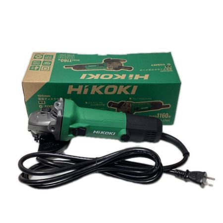HiKOKI ハイコーキ ディスクグラインダー HiKOKI G10SH7 グリーン 未使用品　コード式 100mm 100v C651458 G10SH7 グリーン