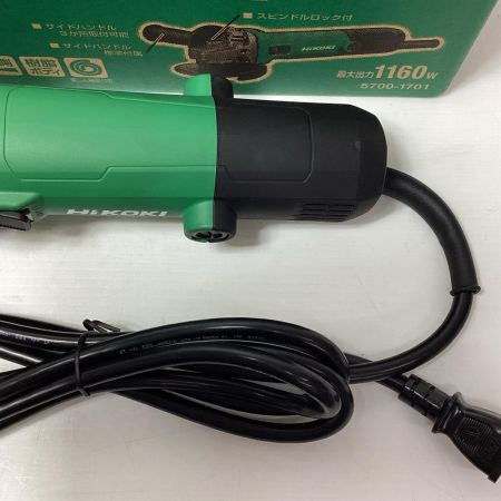HiKOKI ハイコーキ ディスクグラインダー HiKOKI G10SH7 グリーン 未使用品　コード式 100mm 100v C651458 G10SH7 グリーン