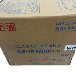 日本製線 LANケーブル　300m Cat6 UTP cable 0.5-4P NSGDT6 Sランク