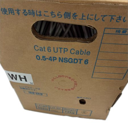 日本製線 LANケーブル　300m Cat6 UTP cable 0.5-4P NSGDT6