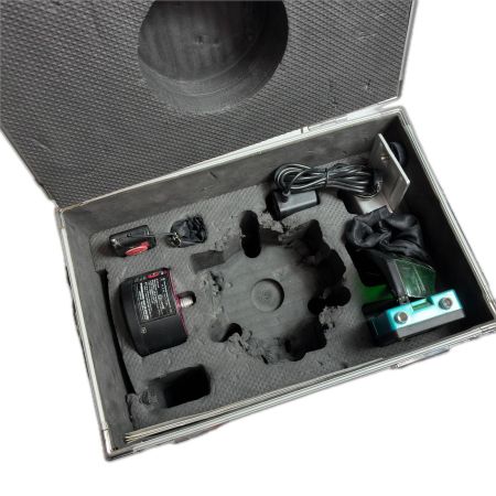 山真 工具 レーザー機器 レーザー墨出し器 受光器、三脚付き LDR-6 ブラック