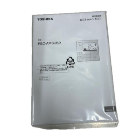 TOSHIBA 東芝 工具 工具関連用品  業務用空調別売部品 省エネneoリモコン ワイヤードリモコン RBC-AMSU52 ホワイト
