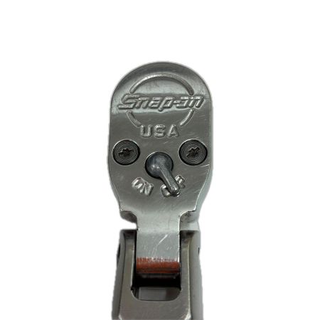 Snap-on スナップオン 工具 ハンドツール 1/2” ソフトグリップロングフレックスラチェット 本体のみ 全長：630mm 差込み角:12.7mm SHLF80A グレー×ブルー