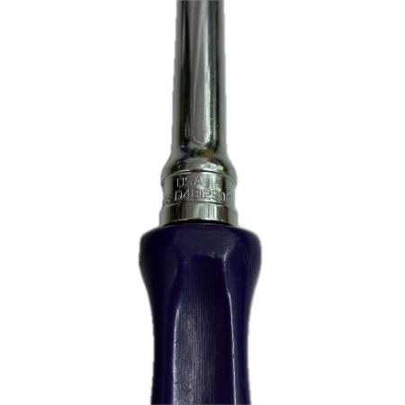 Snap-on スナップオン 工具 ハンドツール 1/2” ソフトグリップロングフレックスラチェット 本体のみ 全長：630mm 差込み角:12.7mm SHLF80A グレー×ブルー