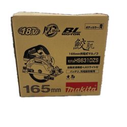 MAKITA マキタ 工具 切断工具 グリーン 未使用品(S) 付属品完備 コードレス式 165mm 18v 347372 HS631DZS グリーン Sランク