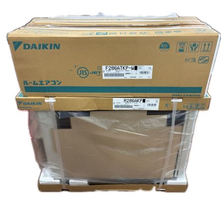 DAIKIN ダイキン 季節家電 エアコン 壁掛けエアコン 2026年製 2.8kW 4.0kW 冷房:8畳/暖房:8畳 冷房:12畳/暖房:10畳 程度S(未使用品) F286ATKP