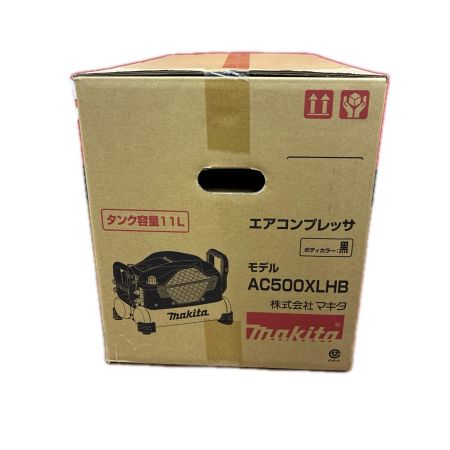MAKITA マキタ 工具 エアツール コンプレッサー ブラック 未使用品(S) 11L 100v AC500XLHB ブラック