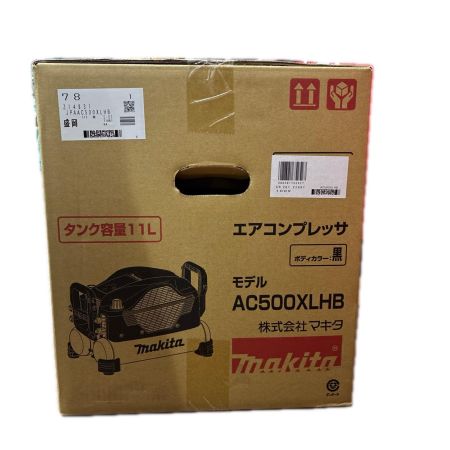 MAKITA マキタ 工具 エアツール コンプレッサー ブラック 未使用品(S) 11L 100v AC500XLHB ブラック