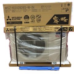MITSUBISHI ミツビシ 季節家電 エアコン 壁掛けエアコン 2026年製 2.8kW 4kW 冷房:8畳/暖房:8畳 冷房:12畳/暖房:10畳 程度S(未使用品) MSZ-KXV2826S-W Sランク
