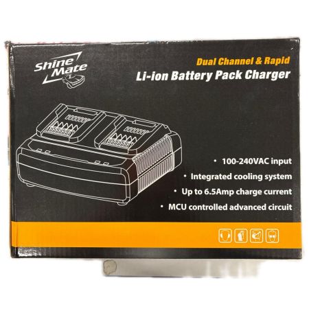 shine mate 工具 研磨工具 ポリッシャー ブラック 未使用品(S) 充電器・充電池2個・ケース付 コードレス式 18v 5.0Ah 1331 EB351-6/21 ブラック