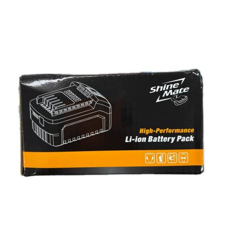 shine mate 工具 研磨工具 ポリッシャー ブラック 未使用品(S) 充電器・充電池2個・ケース付 コードレス式 18v 5.0Ah 1331 EB351-6/21 ブラック