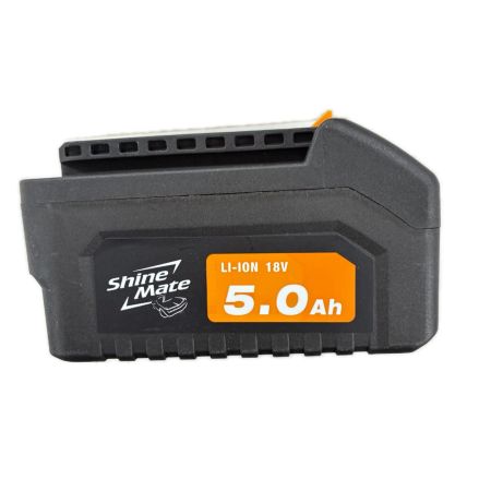 shine mate 工具 研磨工具 ポリッシャー ブラック 未使用品(S) 充電器・充電池2個・ケース付 コードレス式 18v 5.0Ah 1331 EB351-6/21 ブラック
