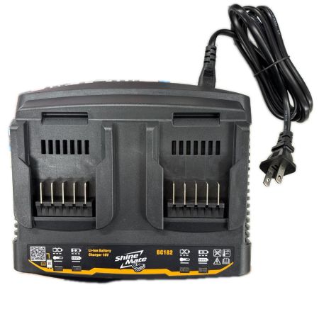 shine mate 工具 研磨工具 ポリッシャー ブラック 未使用品(S) 充電器・充電池2個・ケース付 コードレス式 18v 5.0Ah 1331 EB351-6/21 ブラック
