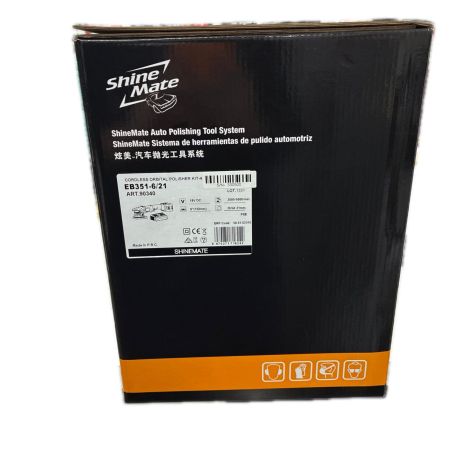 shine mate 工具 研磨工具 ポリッシャー ブラック 未使用品(S) 充電器・充電池2個・ケース付 コードレス式 18v 5.0Ah 1331 EB351-6/21 ブラック