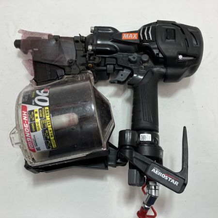MAX マックス 高圧エア釘打ち機 HN-90N6 ブラック ケース付 限定色 ブラック