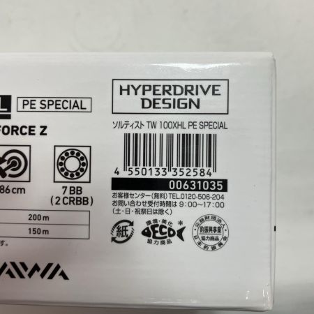 DAIWA ダイワ ベイトリール 23ソルティスト TW 100XHL PEスペシャル 00631035