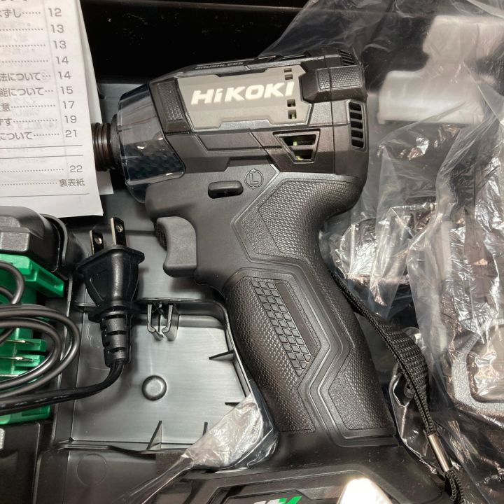 HiKOKI ハイコーキ インパクトドライバ WH36DD2XHBSZ ブラック 充電器 
