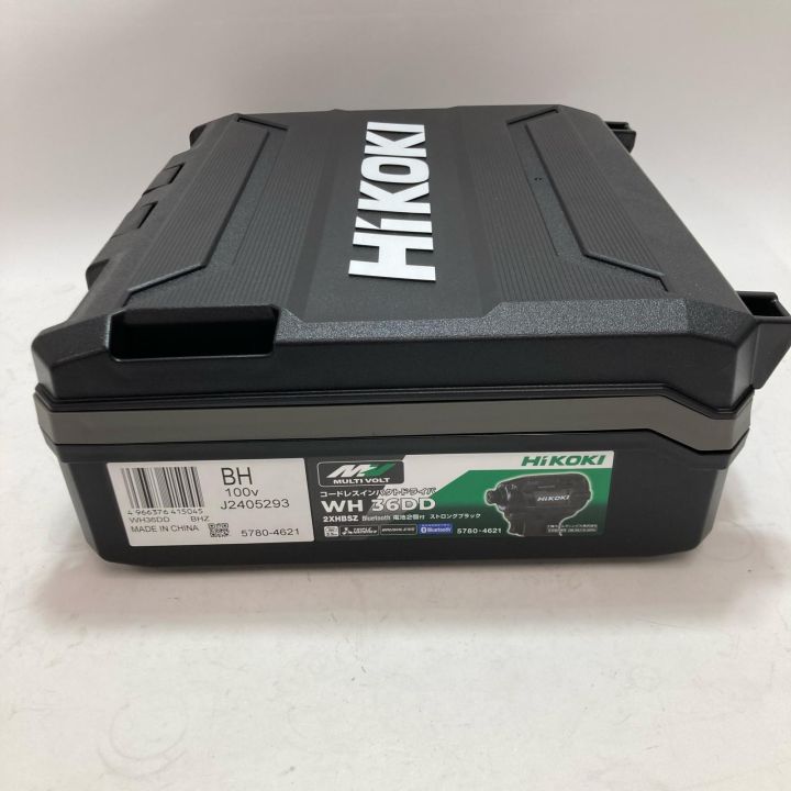 HiKOKI ハイコーキ インパクトドライバ WH36DD2XHBSZ ブラック 充電器 