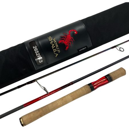 SHIMANO シマノ ルアーロッド 18ワールドシャウラ2652R-3 38775 ケース付