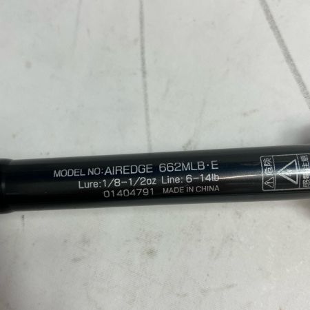 DAIWA ダイワ ロッド ルアーロッド エアエッジ 662MLB・E 01404791