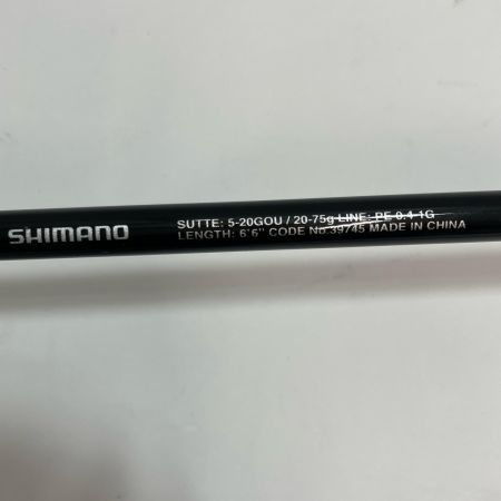 SHIMANO シマノ ロッド ルアーロッド 19ソルティーアドバンスメタルスッテ B66ML-S 39745