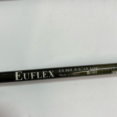 TIEMCO ティムコ ロッド フライロッド EUFLEX EX 864 竿袋・ケース付