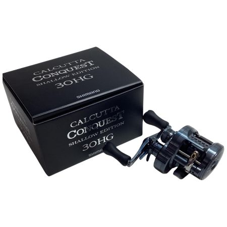 SHIMANO シマノ リール ベイトリール 24カルカッタコンクエスト シャローエディション 30HG 046734 リールポーチ、箱付