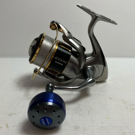 SHIMANO シマノ スピニングリール  15 ツインパワー 4000PG カスタムハンドル付/替えスプール付 03374