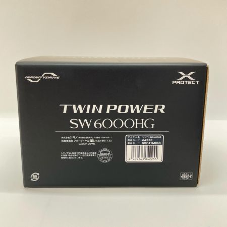 SHIMANO シマノ TWIN POWER 21ツインパワーSW 6000HG 04225 スピニングリール