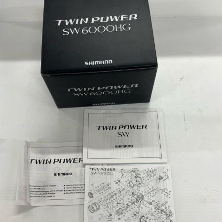 SHIMANO シマノ リール スピニングリール 21ツインパワーSW 6000HG 04225 箱付