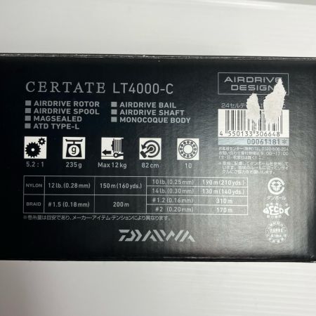 DAIWA ダイワ スピニングリール 24セルテート LT4000-C  00061181